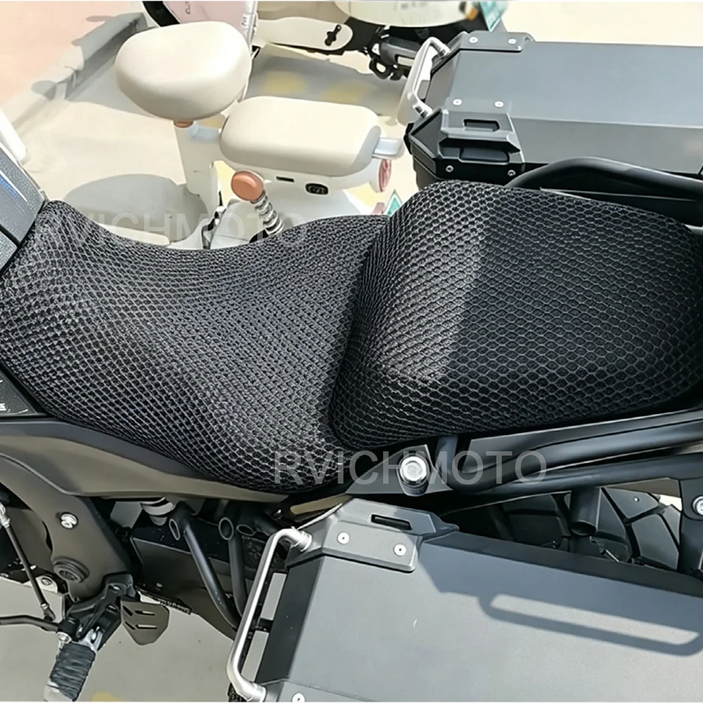 Фото Аксессуары для мотоцикла DS625X для VOGE DS625X DS625 X DSX 625 DS: 3D-накладка на сиденье с защитой от солнца, дышащая сетчатая подушка, противоскользящий чехол на сиденье. №2
