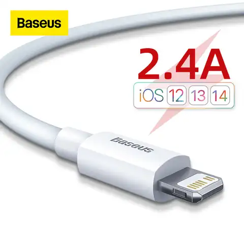 Baseus 2.4A USB кабель для iPhone 11 11 Pro 8 X Xr 2 шт Быстрая зарядка USB кабель для синхронизации данных кабель для зарядки телефона провод шнур