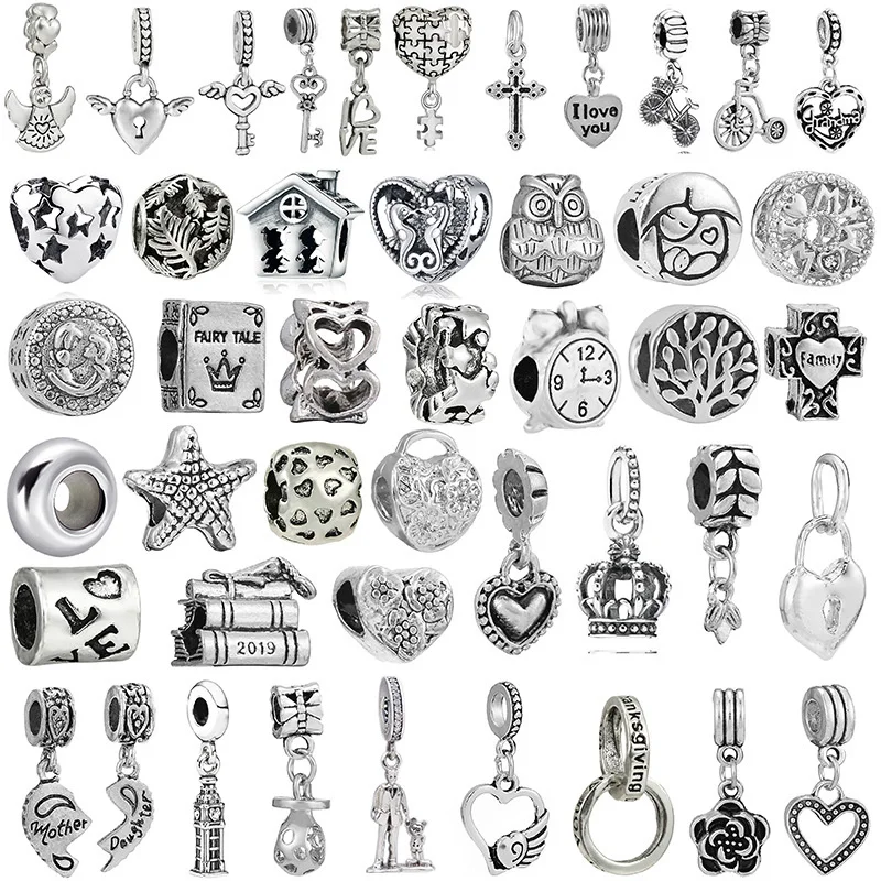 Бусины-подвески со звездами и звездочками из сплава браслеты с морскими ремешок