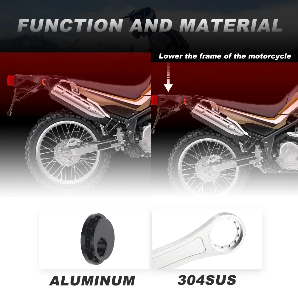 Задняя подвеска для мотоцикла регулируемая Honda GL1800 Suzuki SFV650 SV650 Kawaskai KX80 KX85 KX100 KX112