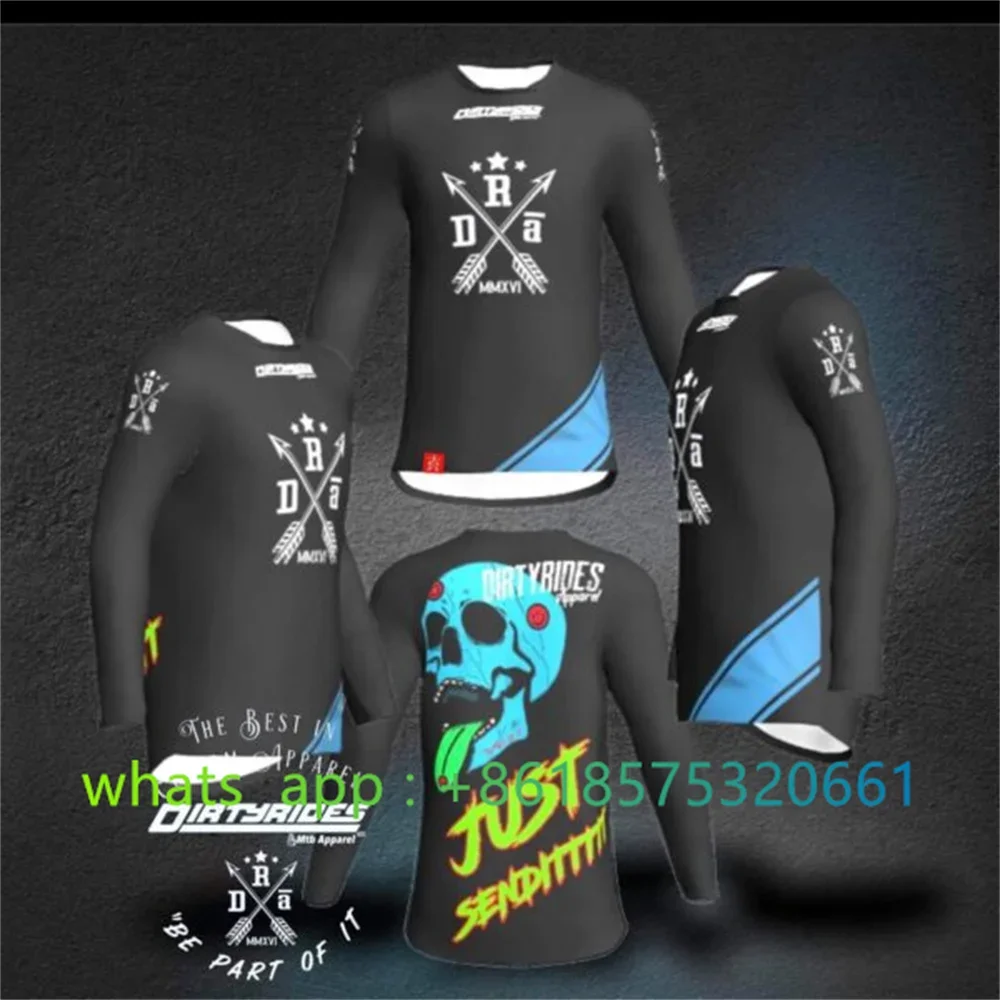 Одежда для горного велосипеда Dirtyrides Мужская футболка локомотивная легкая и