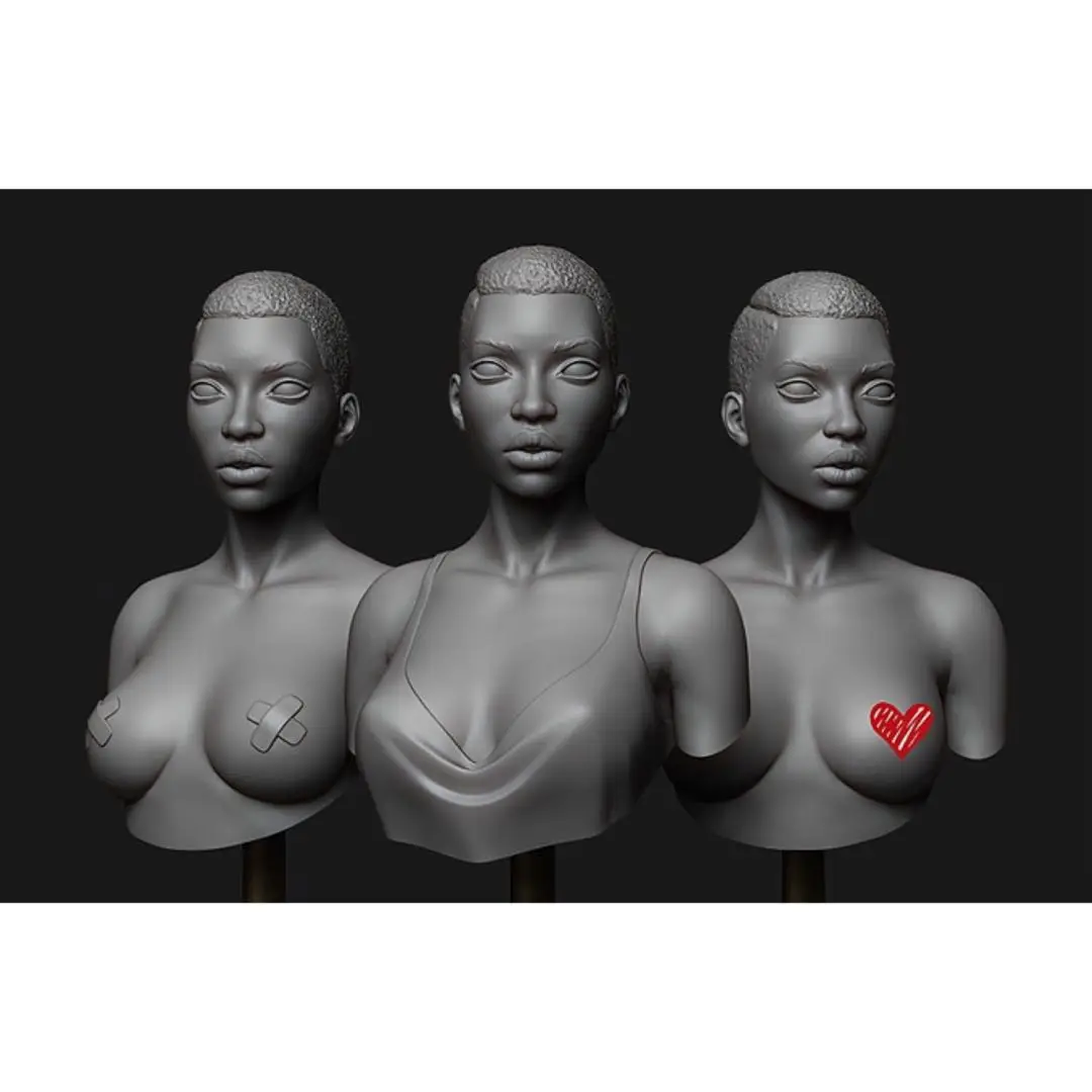 

1/10,1/12,1/16, миниатюрная модель бюст из смолы, несобранный и Неокрашенный комплект