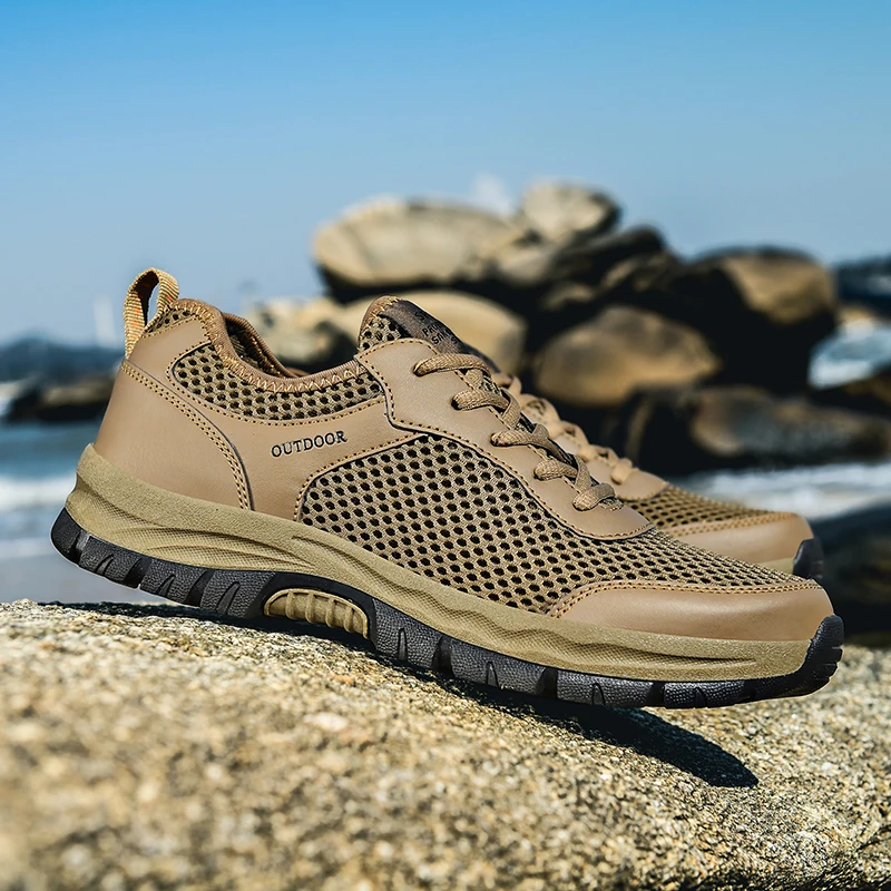 

Новинка, мужские кроссовки для бега, спортивная обувь для тренировок, уличные Нескользящие износостойкие кроссовки для ходьбы для мужчин