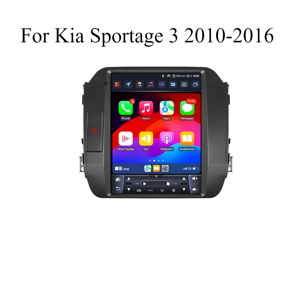 9 7-дюймовый Android 14 для Kia Sportage 3 2010-2016 автомобильный радиоприемник мультимедийный
