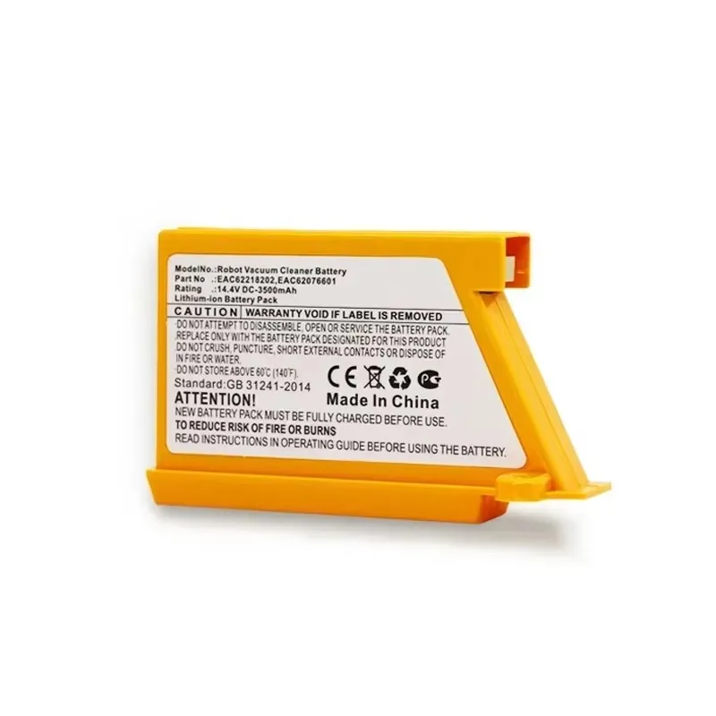 Фото Аккумулятор для робота-пылесоса LG EAC62218205 VR6260LVM VR6540LV R76CIM, емкость 2600 мАч, 3000 мАч, 3500 мАч, 4000 мАч, 5000 мАч №3
