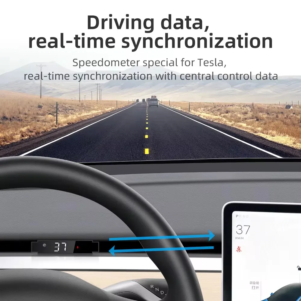 Дисплей на лобовое стекло для Tesla Model 3 модель Y специальный спидометр TESLA