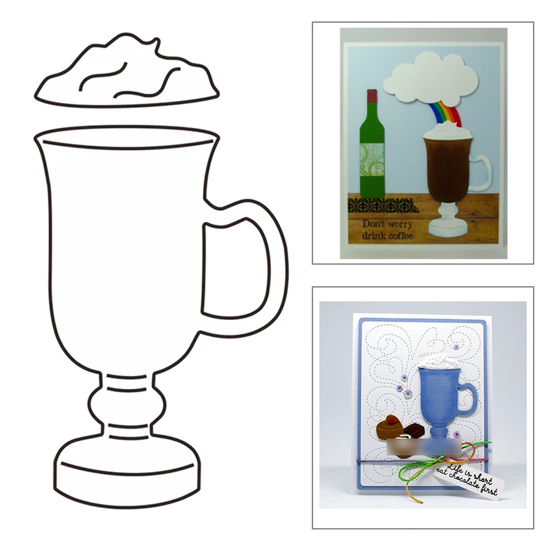 Новинка 2021 кружка для пива металлические Вырубные штампы рукоделия изготовление