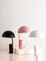 nordic postmodern minimalist table lamp creative desk bedroom bedside macaron iron light for living room childrens room