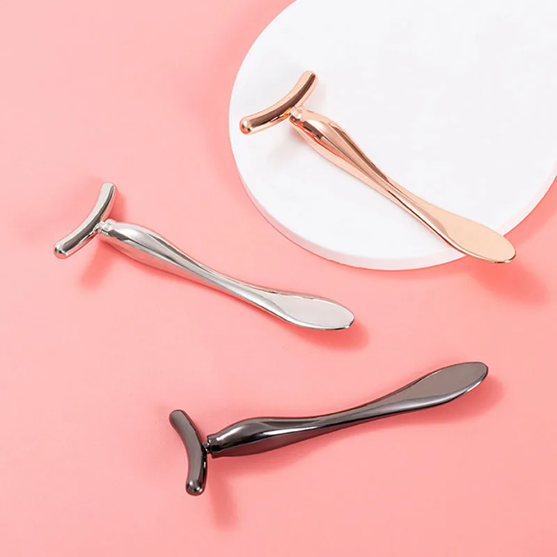 

Палочка для массажа глаз, устройство против темных кругов и подтяжки кожи, Т-образный Массажер, косметические инструменты для ухода за кожей