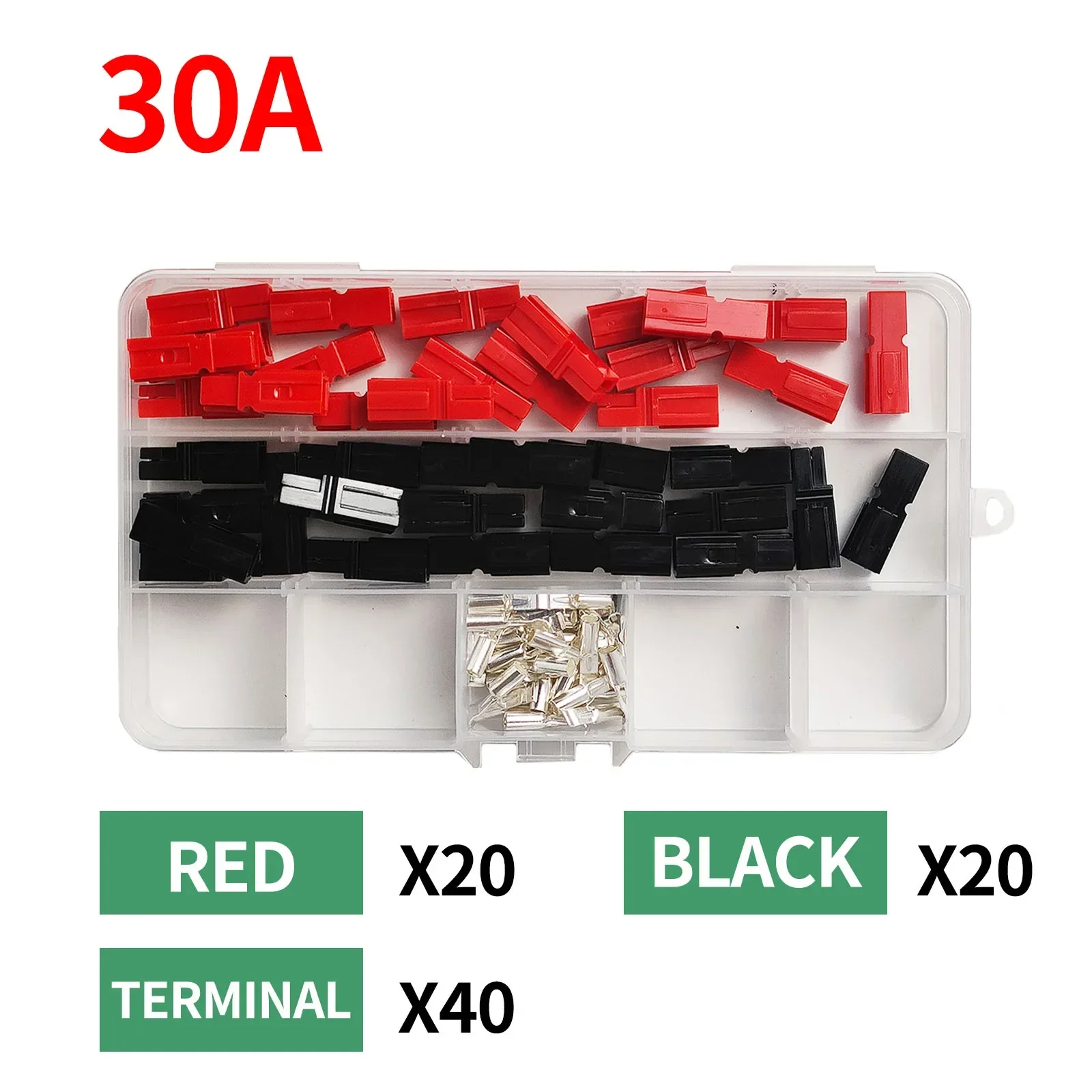 

Однополюсный разъем Anderson 30A для вилочного погрузчика