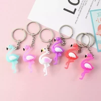 6pcs flamingo party decorations wedding decoration keychain baby shower birthday party decorations kids event party supplies