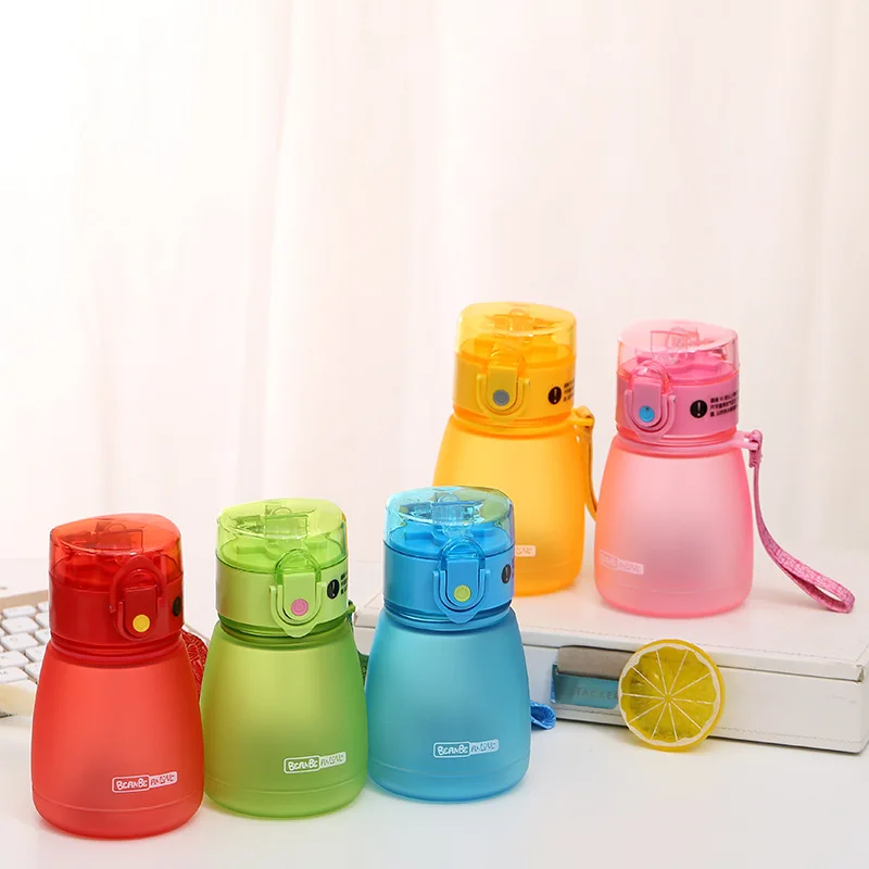 

308ml Tritan Children Water Bottle For Baby Kids Feeding Water Bottle BPA Free Portable Candy Color Leak Proof Direct Drinking