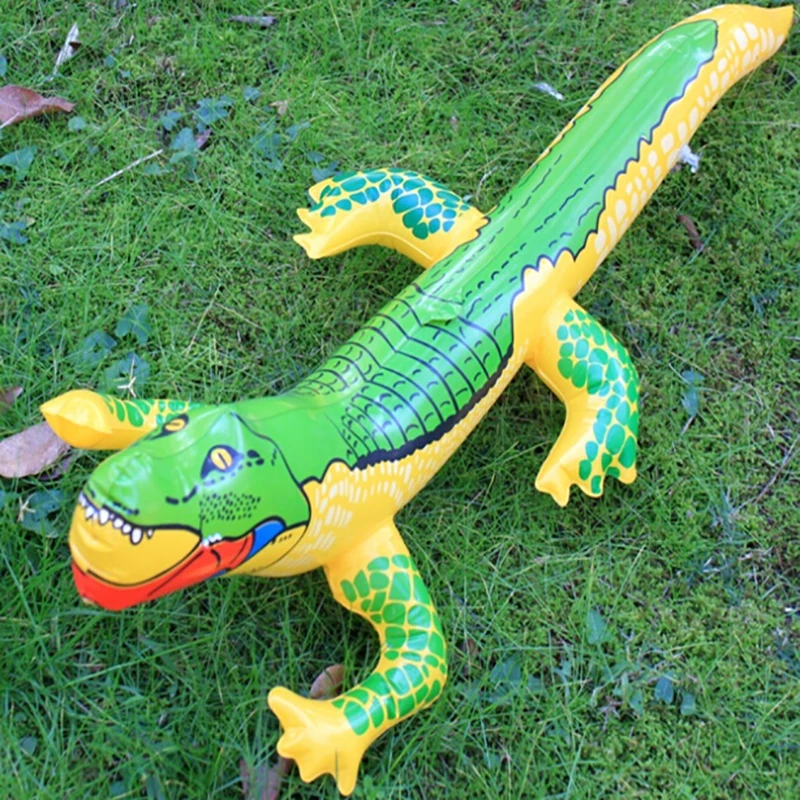 

Надувной крокодил, выдувные забавные игрушки для воды, игрушка крокодил для летнего пляжа