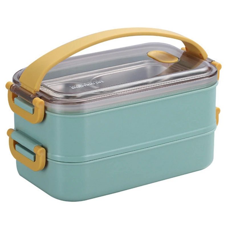 

Portable Lunch Box for Kids School Microwave Bento Box with Movable Compartments Salad Fruit Food Container Box