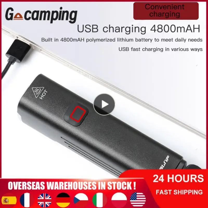

XP6 Waterproof Cycling Lights 1000 Lumens Bicycle Front Light 4500mAh USB Rechargeable LED Headlight Bike Accessories