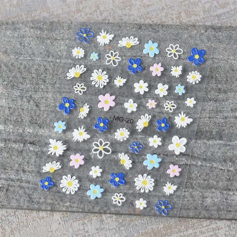 

Nail Art Stickers Tulip Fashionable And Beautiful Small Volume Small Design Durable Fit New Nail Stickers Little Daisy Sticker