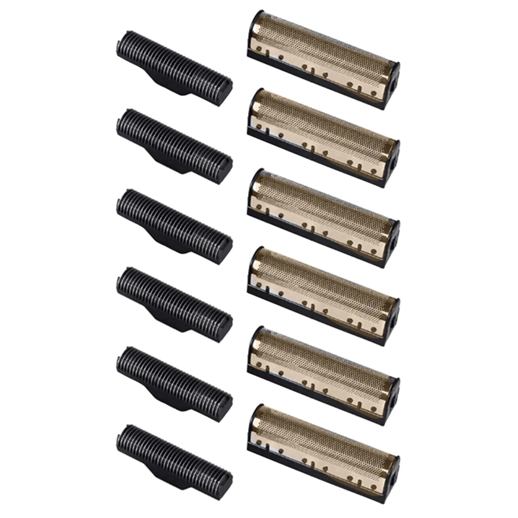 

3Set Clipper Blade for Kemei Km-1102 Clipper Electric Shaver Parts Net Gold