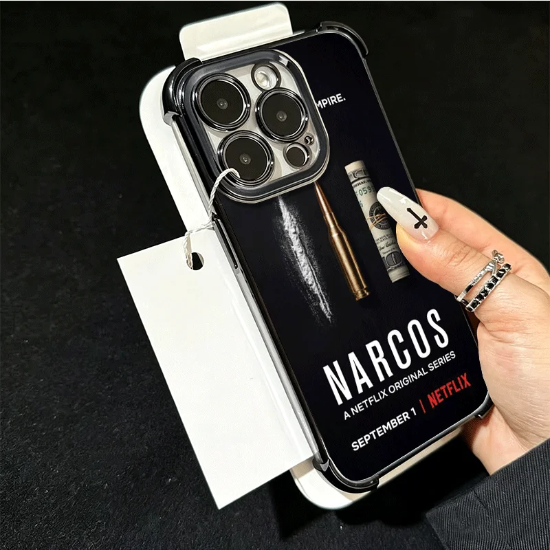 Чехол для телефона с покрытием Narcos Pablo Escobar для Xiaomi Poco X6 X7 X8 Pro Max X5 X3 M8 M7 M5S Redmi 15C 15 14C 13C 17T 15T 14T F8 Ult (art.: 3920db850ef82) - 3920db850ef82