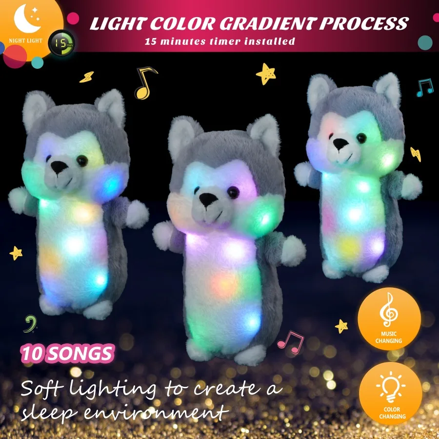 Рисунок 5 - 40 см светящиеся мягкие серые строительные