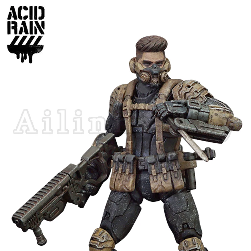 Фото Фигурка Acid Rain 1/18: FAV-A79 Дварф D2, FAV-A80 Бернард. Коллекционная военная модель из аниме. №3