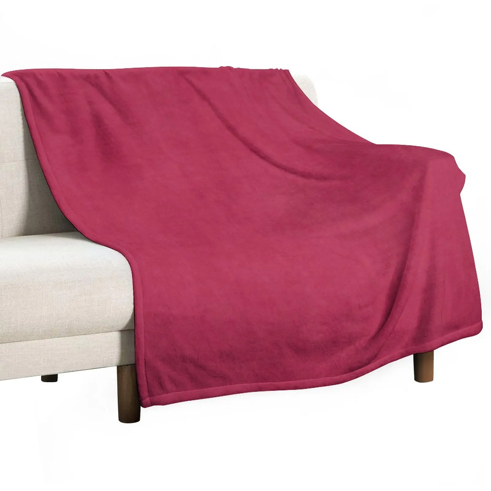 

Modern girly magenta pink faux leather pattern Throw Blanket sofa bed Kid'S Blanket