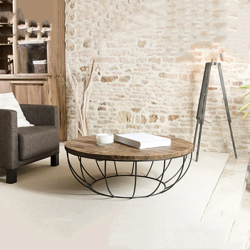 

Nordic round coffee table furniture living room dining room simple balcony side table modern home furniture
