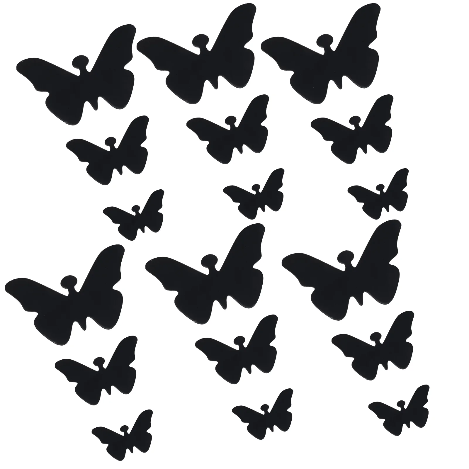 

Wall 3D Sticker Decor Butterflies Decals Acrylic Tiles Mural Ornament Animal Adhesive Self Figurine Miniature Decal Tile