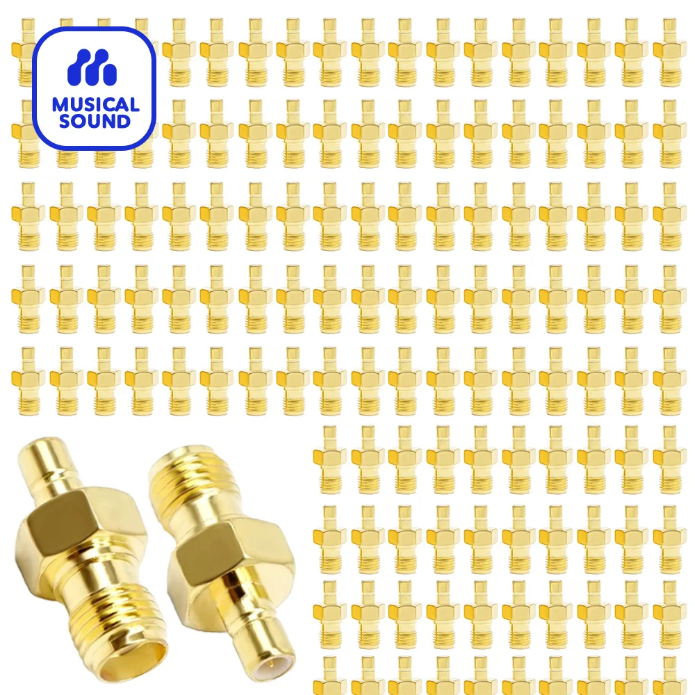 Коаксиальный радиочастотный адаптер с музыкальным звуком женский и мужской