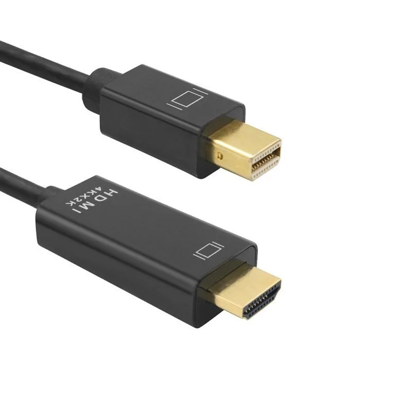 

1.8m 4k Cable Definition Plug Play ABS Mini DP To HDMI-compatible 4K*2K Mini Displayport To Hdmi Ultra HD Adapter Cable