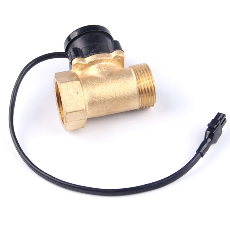 

HT800 One 1 Inch Water Pump Flow Sensor Switch Liquid Booster Solar Heater Brass Magnetic Pressure Automatic Control Valve Part