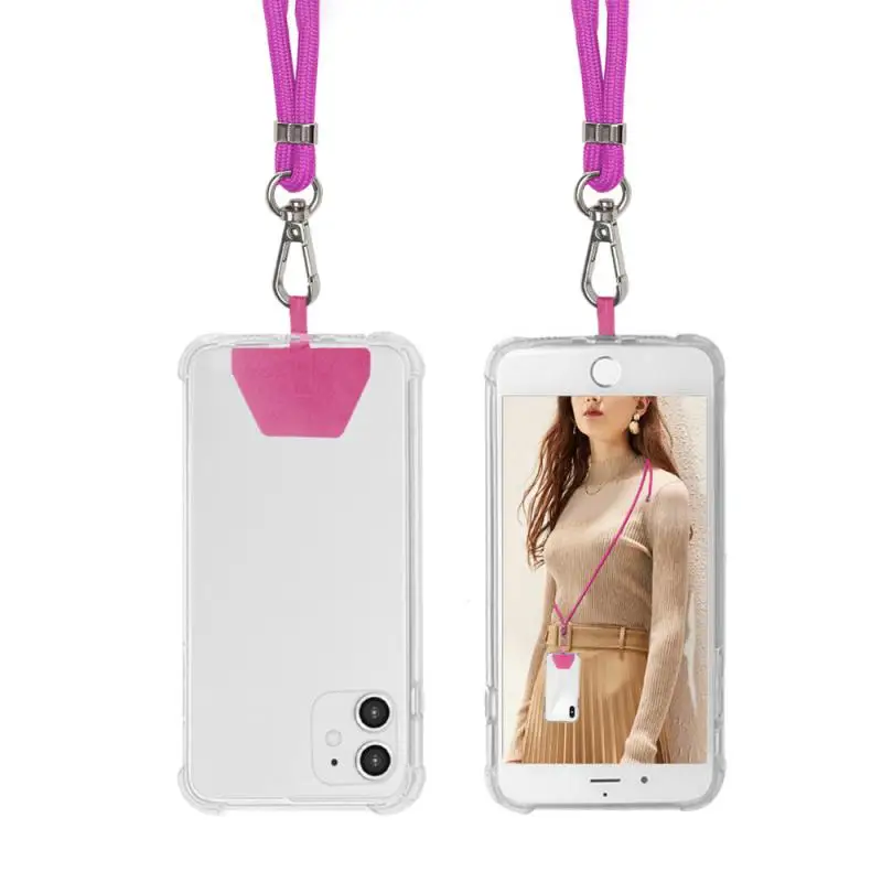 

Universal Phone Case Patch Lanyard Portable Woven Nylon Lanyard Removable Neck Lanyard Lanyard Suitable For All Phones