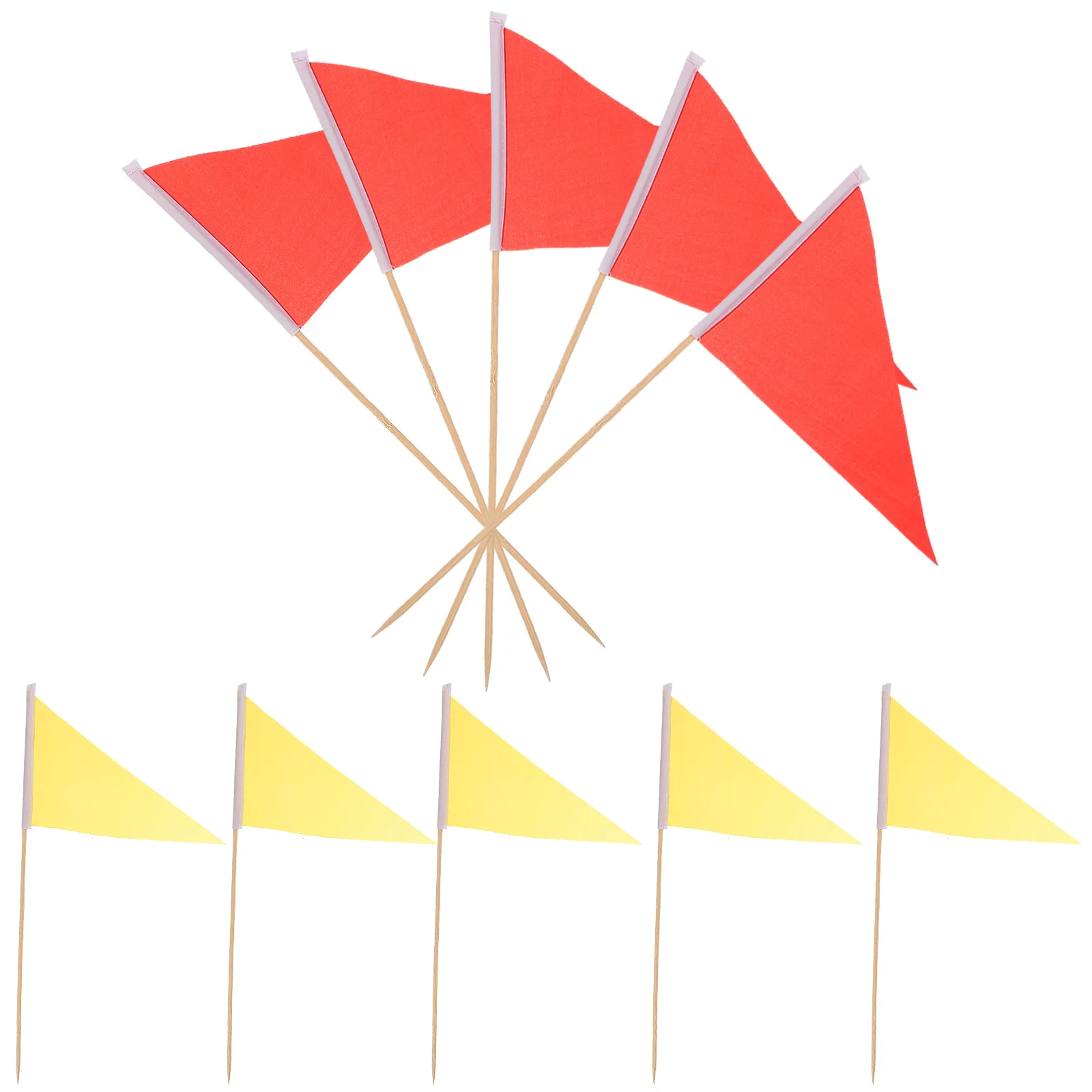 10 шт. треугольные наземные настольные флажки для двора маркер дрессировки собак