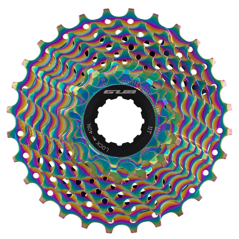 

Звездочка велосипедная GUB горный велосипедный маховик 11 Speed 28T, подходящая для горного велосипеда, звездочка велосипедная простая в установ...