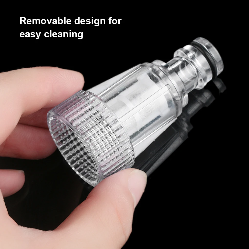 

2 Pices High-pressure Car Clean Washer Water Filter Vehicle Washing Connection Fitting Tool Replacement Accessories