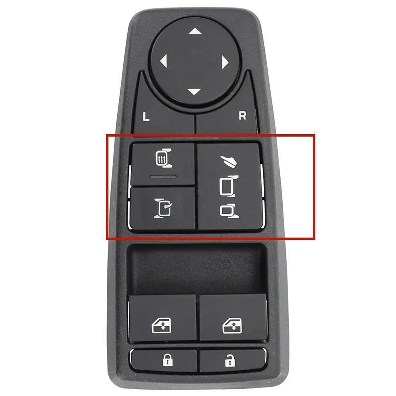 

Кнопка переключателя стеклоподъемника автомобиля, новый главный переключатель мощности, подходит для MAN TGS TGX TGL TGM 81258067107 81258067109