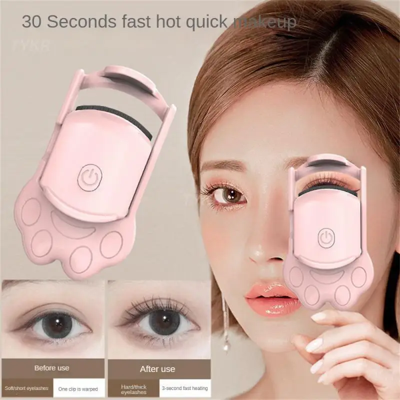 

Eating Eyelash Curls 48 ℃-62 ℃ Long-lasting Curling Small And Portable Both Soft And Hard Reinforced Material Eyelash Curler