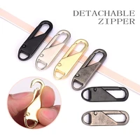 2pcs fashion metal zipper head zipper lightning repair kits zipper pull for zipper slider diy sewing craft sewing kits metal zip