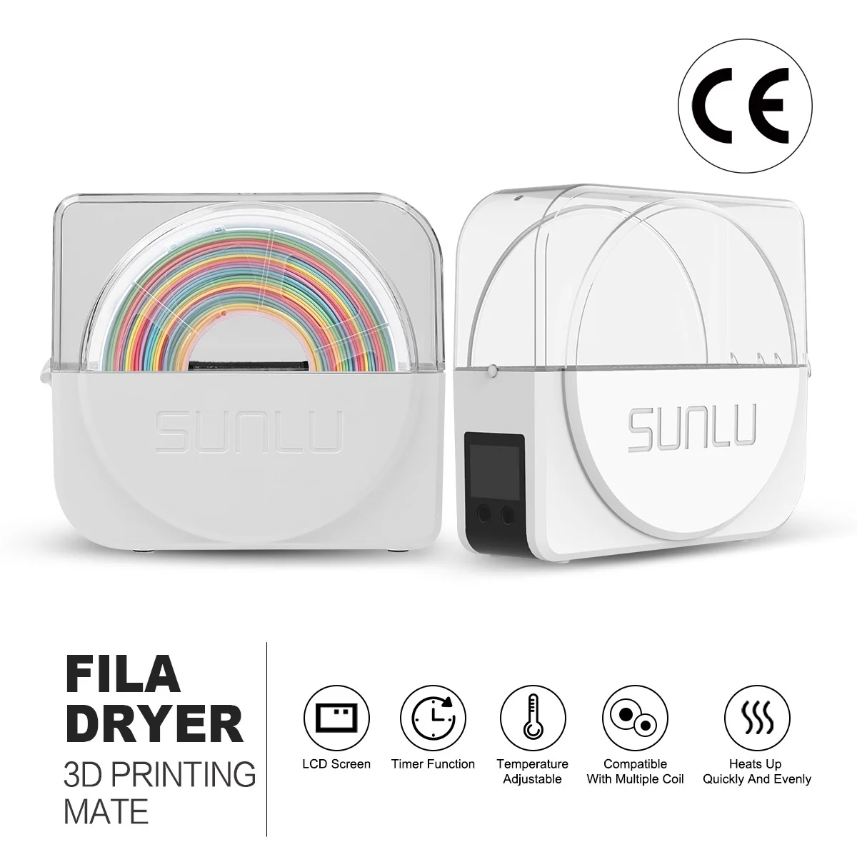 

3D Filament Dryer Box Drying Filaments Storage Box Keeping Filament Dry Holder Free 3D Printer Printing Mate FilaDryer S1