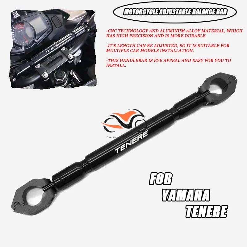 

FOR YAMAHA TENERE Motorcycle Balance Bar 22mm CNC Aluminum Crossbar Extended Motorbike Reinforce Lever Accessories