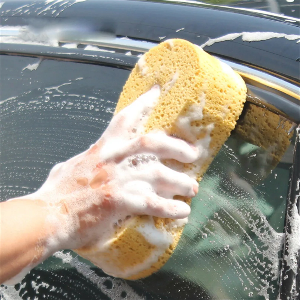 Car wash sponge block car motorcycle cleaning supplies large size sponge brush dusting random color car cleaning tool