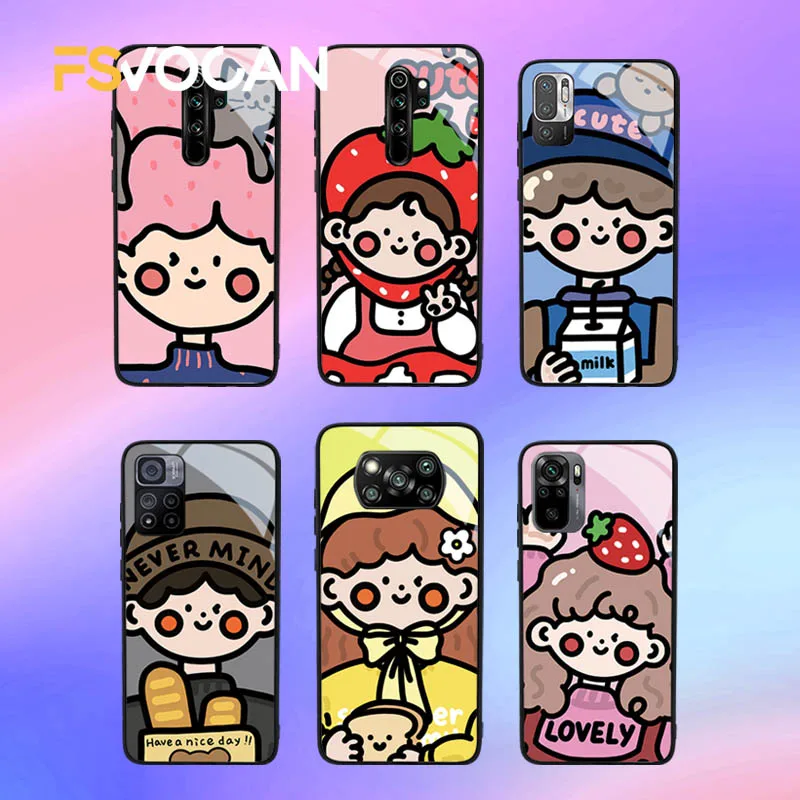 Чехол хорошего дня для мальчиков и девочек для Xiaomi Redmi POCO Note 12 11 10 9 8 Pro 9S 8A 9A 12C X3 NFC M3 5G 10S 11S Plus, детский чехол для телефона