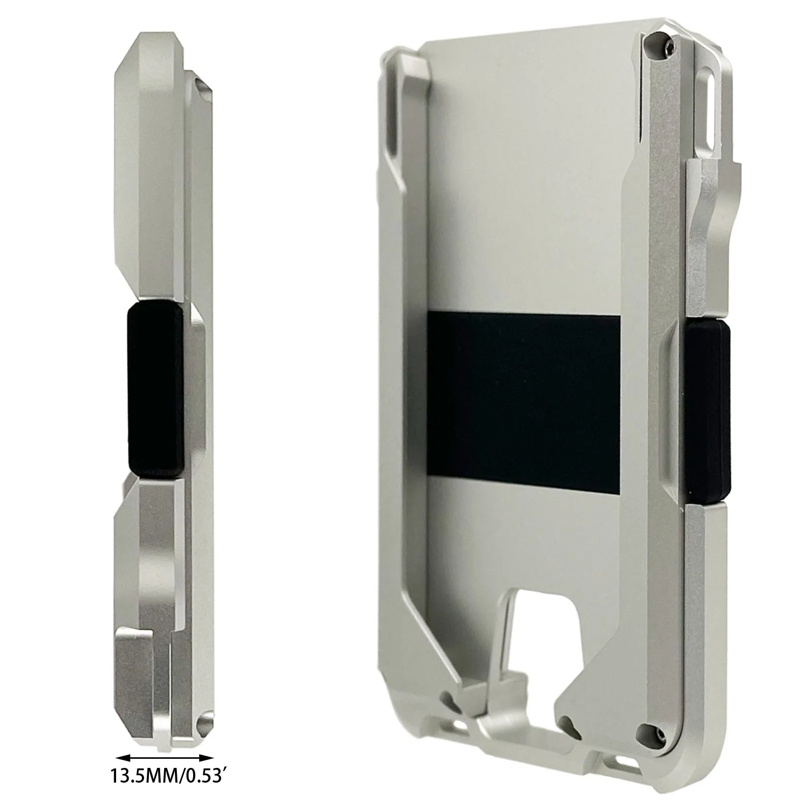 Алюминиевый металлический держатель для кредитных карт с идентификацией RFID.