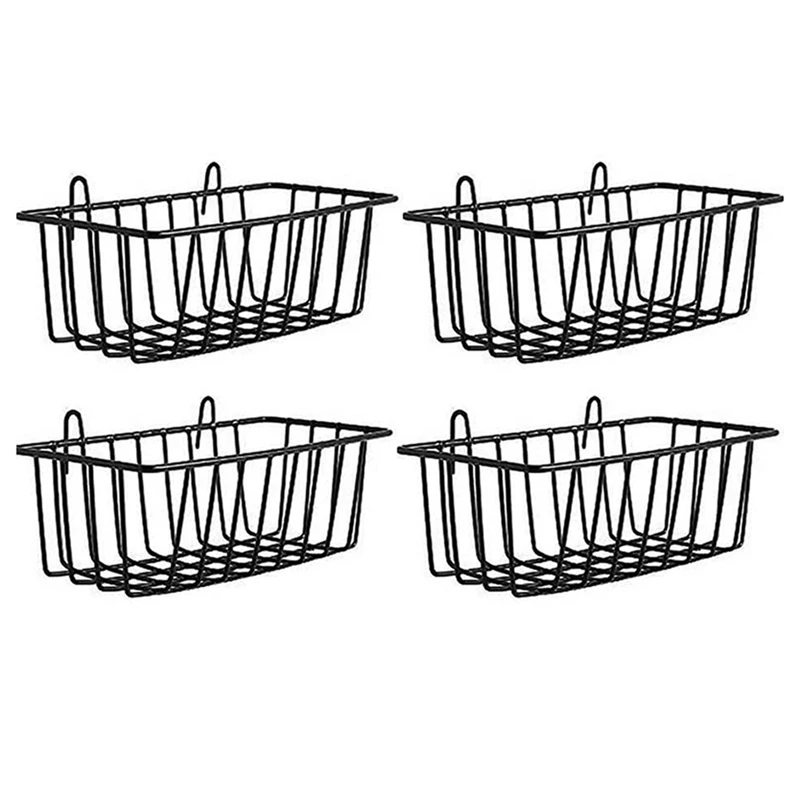 

4PCS Shelf For Design Metal Wall Grille, Shelf Design Grid Photo Wall Used For Lattice Photo Wall Wire Basket