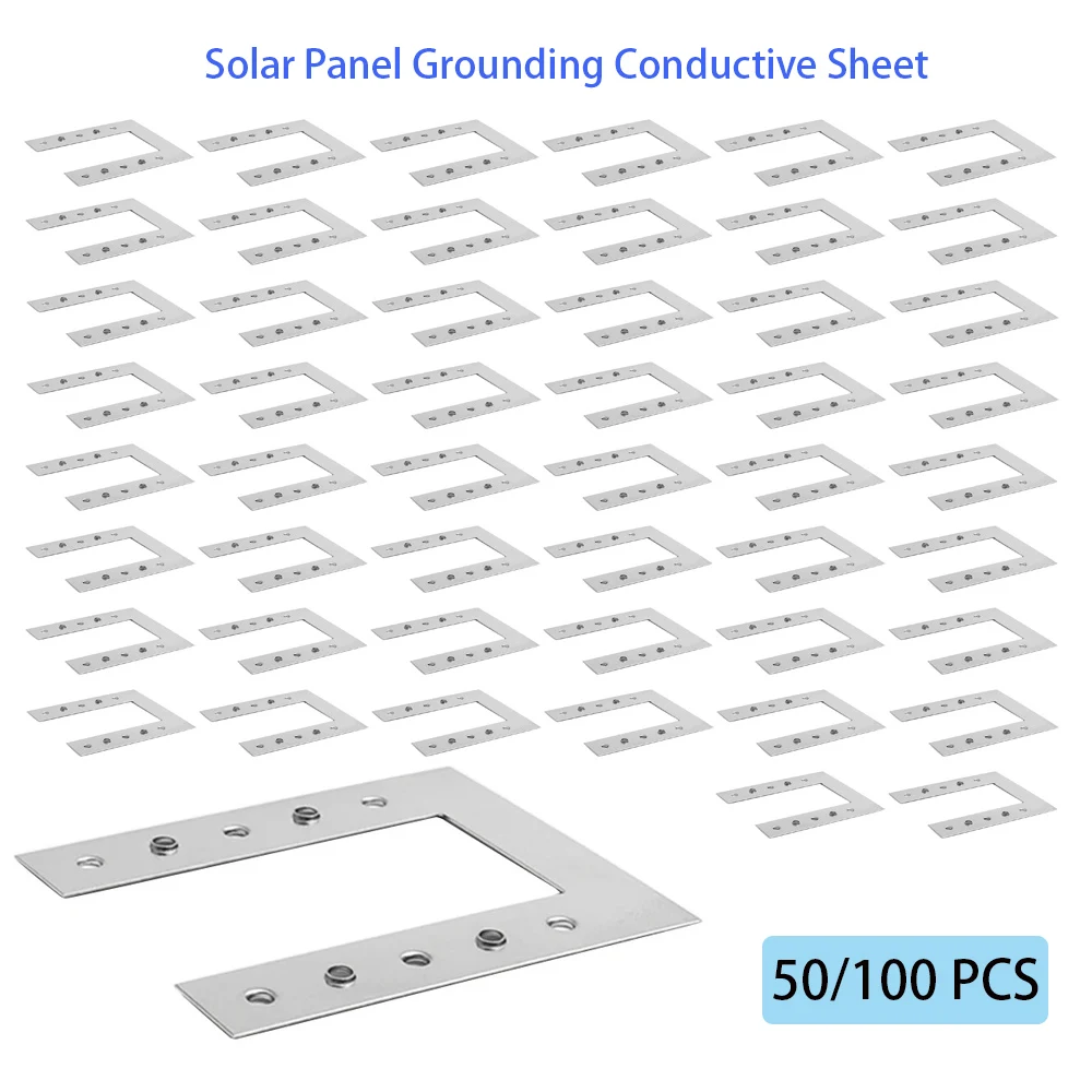 Токопроводящий лист заземления солнечной панели фотогальваническая прокладка