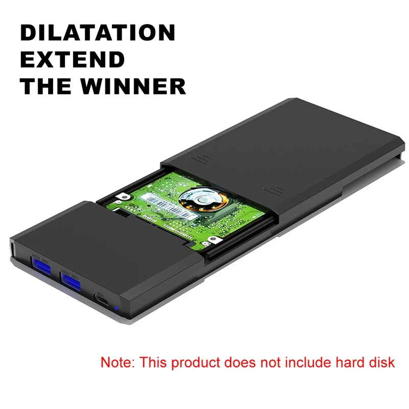 1 компл. корпус для жесткого диска HDD SSD многофункциональный USB3.0 Type-C TF SD карты