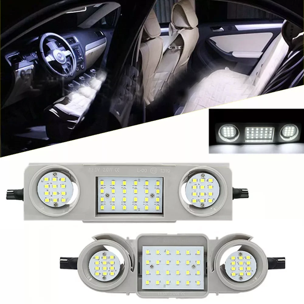 

12V LED Car Interior Dome Roof Lights For Golf 4 5 6 Plus For Skoda Octavia 5E3 2011-2017 Car Indoor Light Reading Lamp
