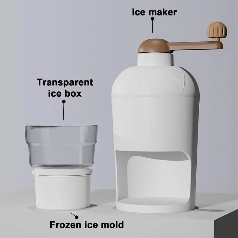 

Ручная дробилка для льда, портативная Бритва для льда, измельчитель, ручной автоматический пресс, устройство для приготовления смузи со снегом, машина для разбивания льда