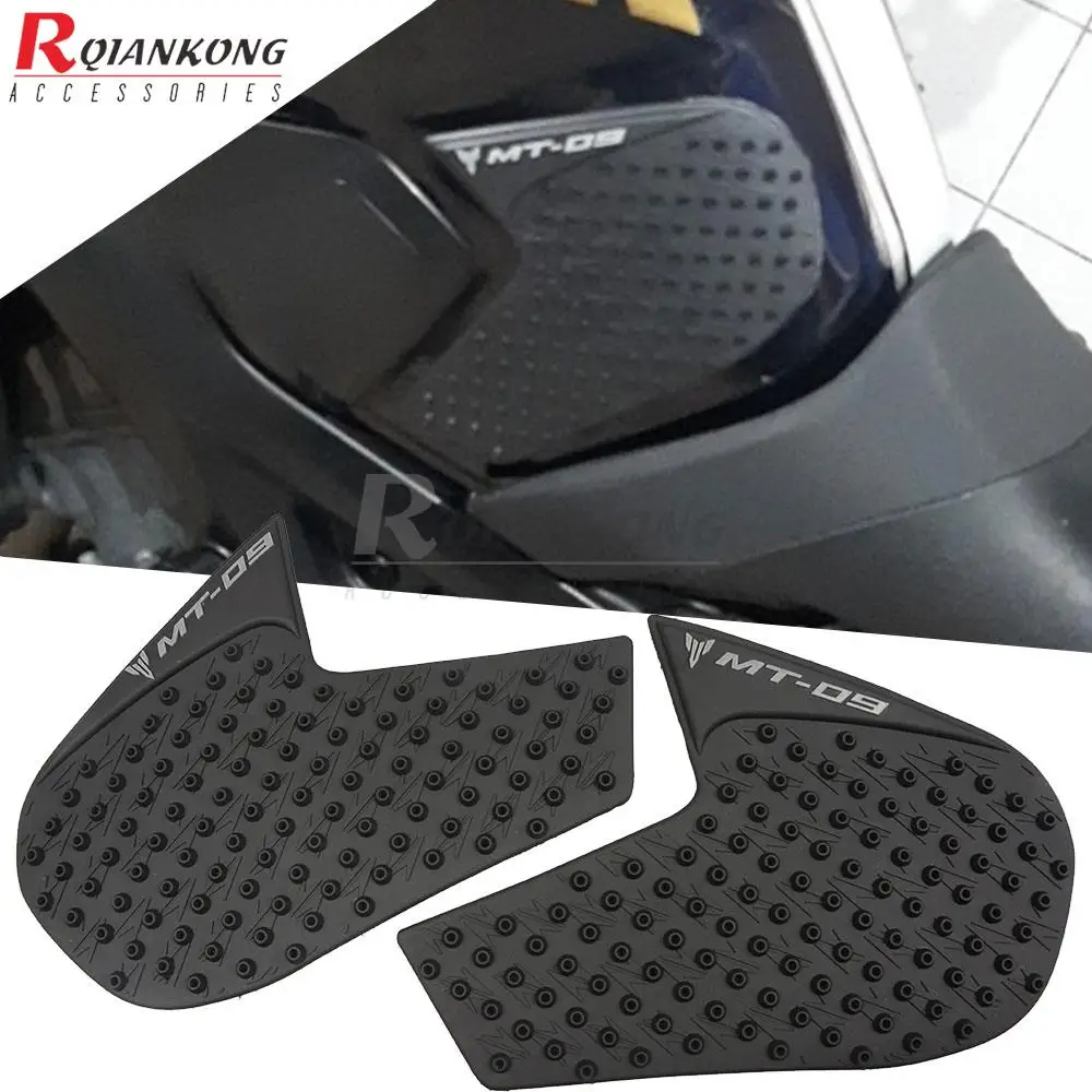 

For Yamaha MT-09 FZ09 FJ09 MT09 2014 2015 2016 Side Fuel Tank Pad Tank Pads Protector Stickers Decal Gas Knee Grip Traction Pad