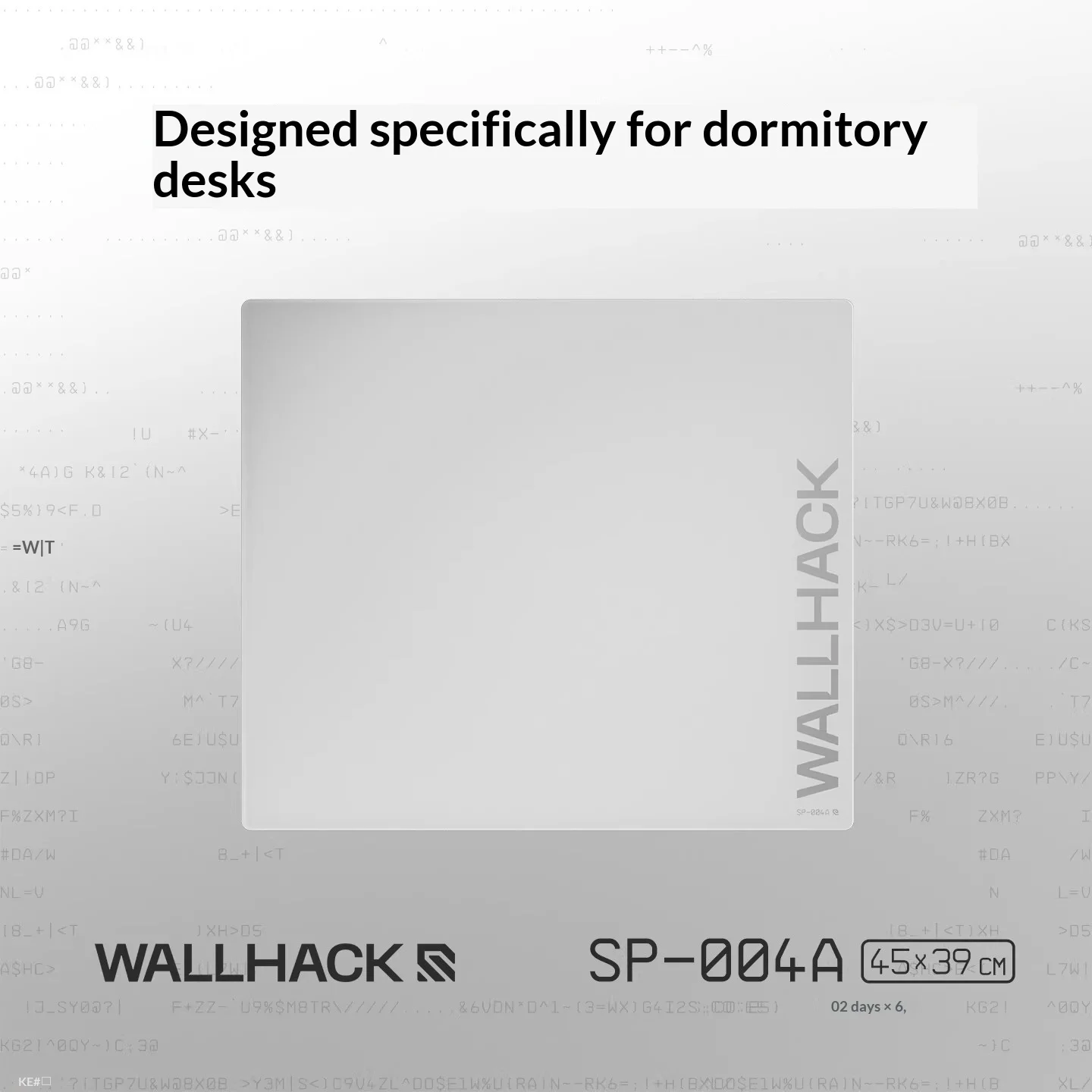 Фото Оригинальный коврик для мыши WALLHACK SP-004A из стекла, для FPS-игр, с необработанной поверхностью, прочный, с текстурой микроэтчинга, для APEX CSGO №4