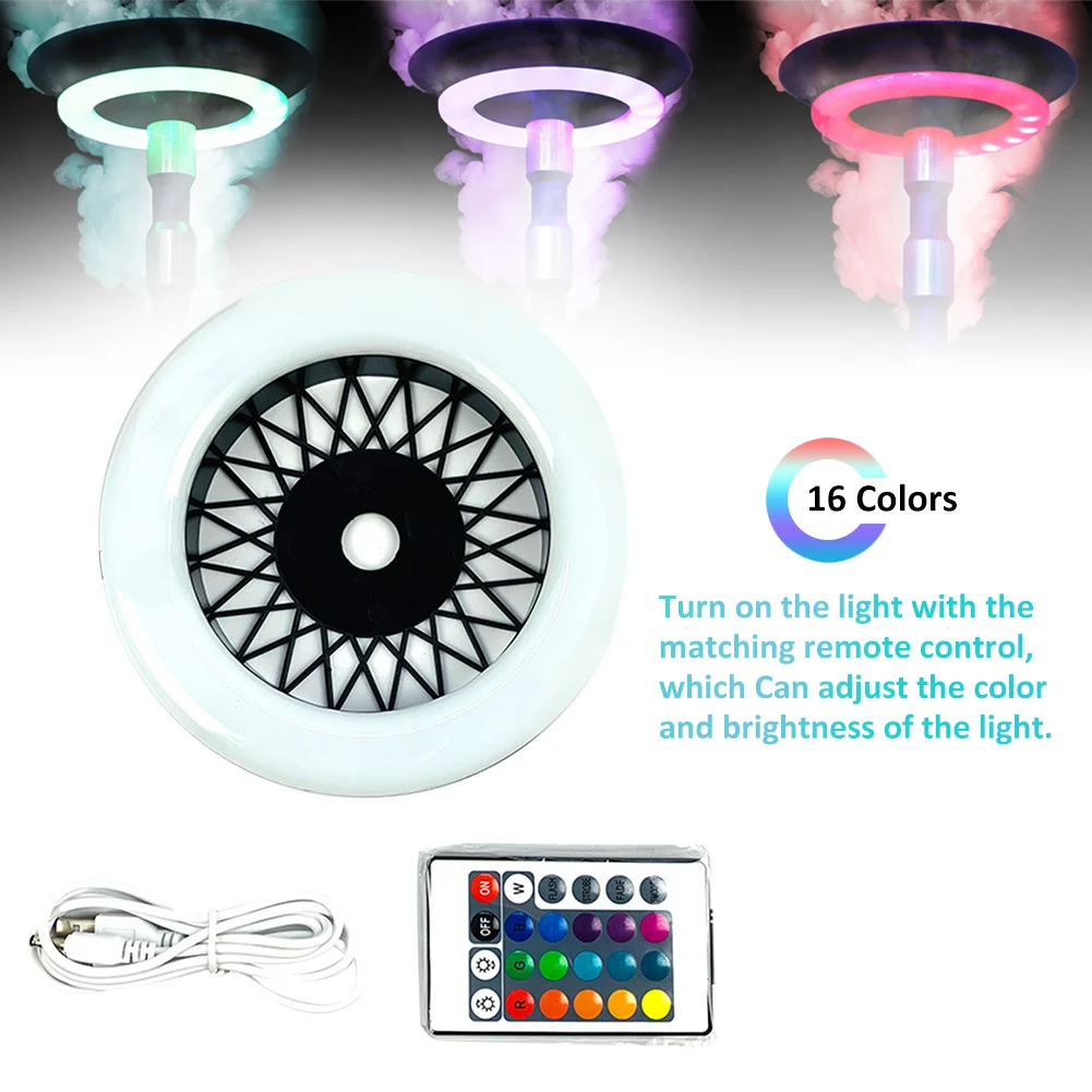 

LED Ring Light for Shisha Hookah Magnetic Color Changing Atmosphere Light Dimmable with Remote Control Rechargeable Lamp Kit